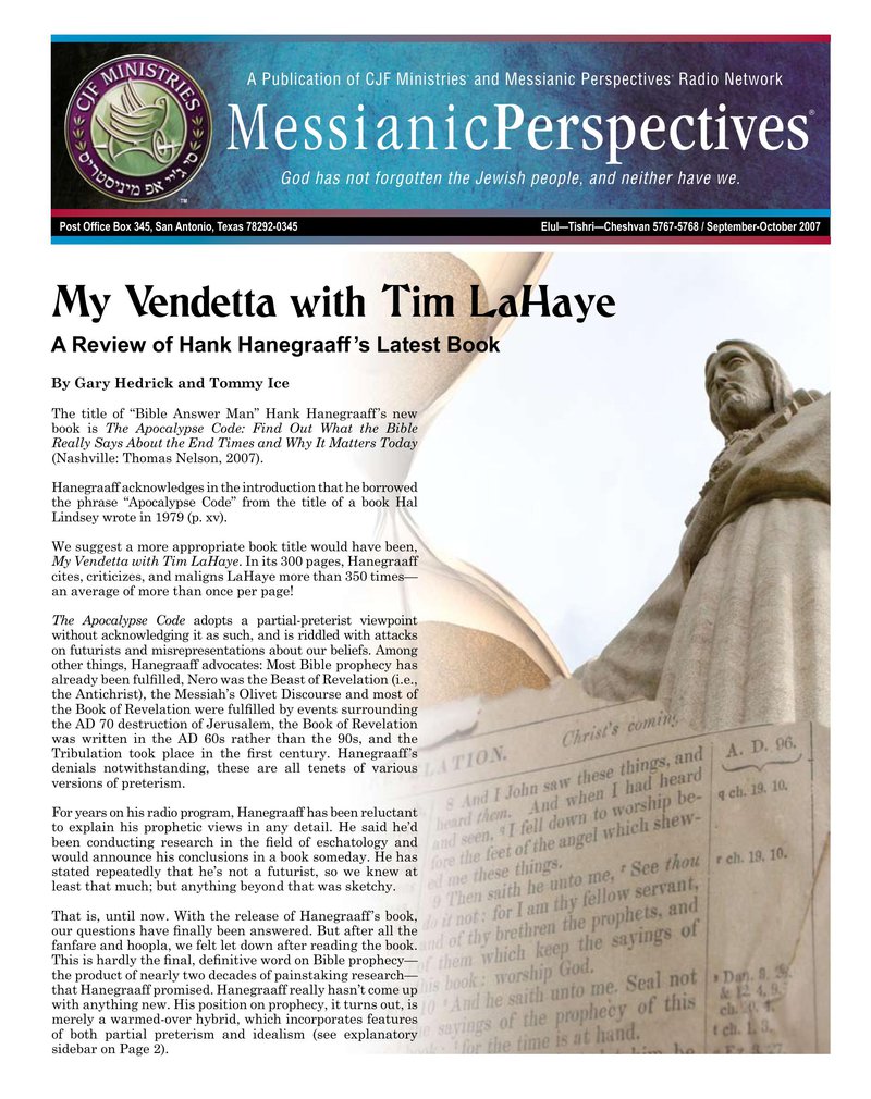 September-October 2007 Messianic Perspectives